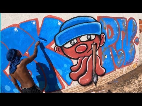 The Owner of the Wall Surprised Us! Sunday Graffiti (feat. ORIN and PSYK)