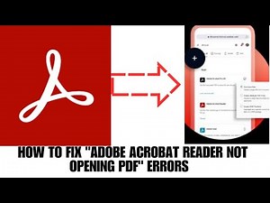 HOW TO FIX "ADOBE ACROBAT READER NOT OPENING PDF"