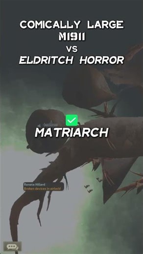 Comically Large M1911 vs Eldritch Horrors #barotrauma