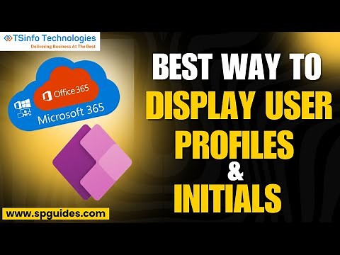 Power Apps Display A User Photo Or Initials | Display Office 365 User Profile Picture in Power Apps
