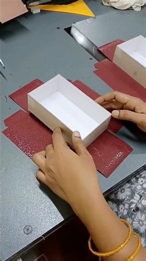 Luxury Rigid Box Making Process. Satisfying Packaging video #shorts #art #craft #shorts #rigid #box