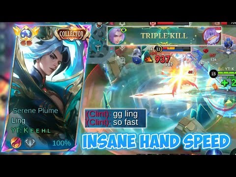 LING FASTHAND COMBO & FREESTYLE KILL! GLOBAL LING SATISFYING GAMEPLAY - MOBILE LEGENDS