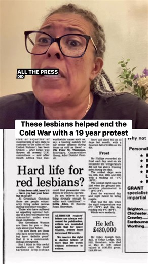 13K views · 427 reactions | Greenham Common Women’s Peace Camp was an...