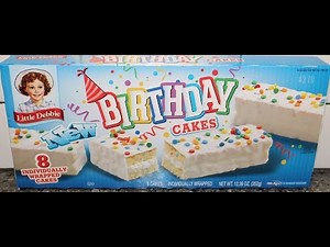 Little Debbie Birthday Cakes Snack Cakes Review