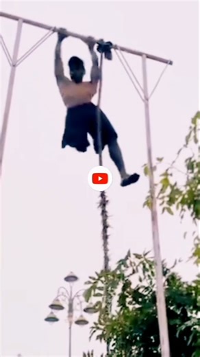 Desi Rope Climbing#Workout 💪#Army Style Training#Extreme Strength Exercise#youtubeshorts #fitness