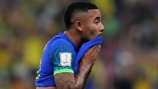 Gabriel Jesus: Arsenal forward undergoes knee surgery after injury at World Cup with Brazil