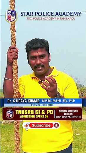 Part 5 - Rope Climbing | Shoes...👍💪🔥💥#si2025 #tnusrbpc #tnusrbsi #physical