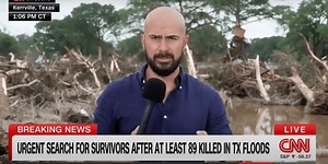 'Rotting flesh': CNN host stunned by smell 'permeating' TX after deadly floods