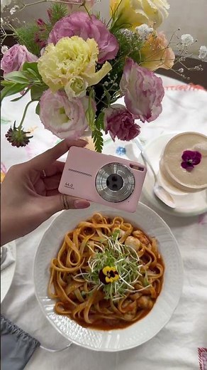 unboxing the cutest aesthetic camera from Temu 🎀 (college student budget!)