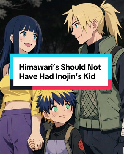 Himawari Delivers a Beast of a Child (Watch Full video on my YouTube) #himawari #boruto #inojin #inojinxhimawari #himajin