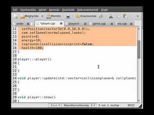 FPS game (OpenGL,SDL,C++) tutorial 6 - create the player class
