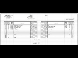 Smart® Electrical: Circuit Breaker Panel schedule