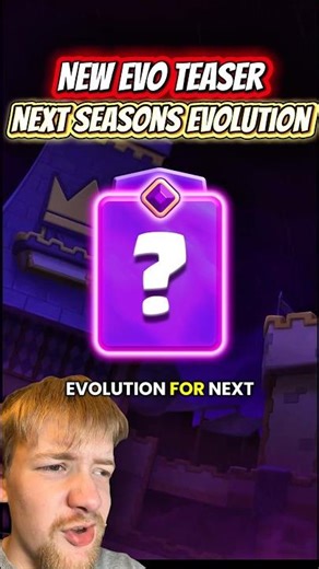 New teaser for next evolution coming next season to clash Royale! #clashroyale #clashroyaleshorts