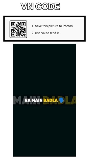 Vn code template reels vn qr code editing #vnqrcode #vnapps #trendingvideo