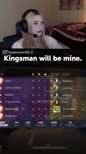 Kingsman is not safe. #marvelrivals #rivals #twitchstreamer