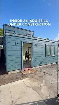 Touring a Custom 2 Bed / 2 Bath ADU Build in Progress #adudesign #twostoryadu #semicustom