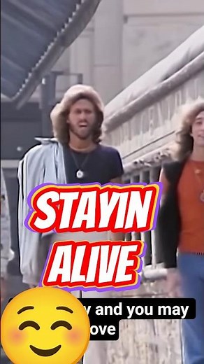 Bee Gees – Stayin’ Alive (Official HD Remastered Music Video) | Disco Classic #music #shorts