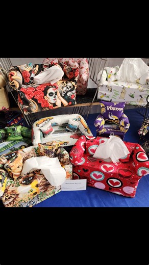1.9K views · 11 reactions | Mom's Tissue Box Covers... Shop # B-29 | Mesa Market Place Swap Meet | Facebook