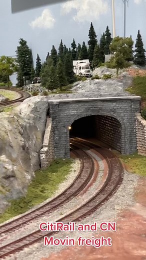 Model Train Journey Through Scenic Miniature Railway