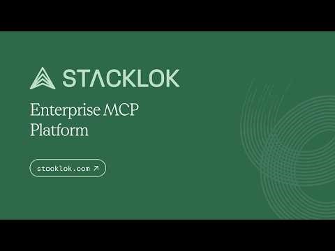 Stacklok Enterprise MCP Platform: A Quick Tour