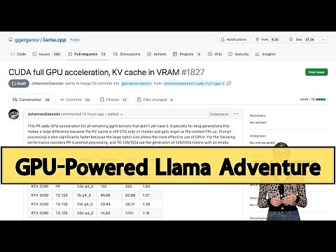 Revamped Llama.cpp with Full CUDA GPU Acceleration and KV Cache for Fast Story Generation!