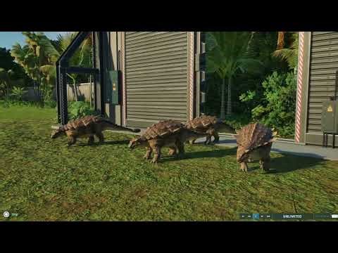 Crichtonsaurus Hatchery Animation - Jurassic World Evolution 2