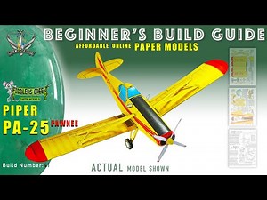 BEGINNERS GUIDE - HOW TO BUILD FIDDLERS GREEN MODEL PIPER PA-25 PAWNEE