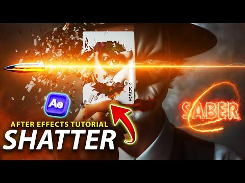 Shatter Broken After Effects Tutorial Easy Tutorial for Beginners Adobe After Effects
