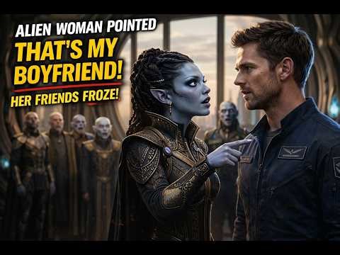 The Alien Woman Pointed at a Human and Said, “That’s My Boyfriend” — Her Friends Froze