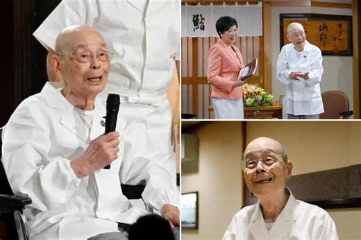 Japan’s sushi legend turns 100 — with no plans on retirement