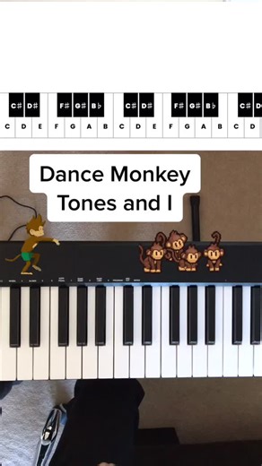 Play Dance Monkey by Tones and I on the piano #pianotutorial #dancemonkey #dancemonkeytutorial #pianobeginner #frankelda #guide2music #pianolesson