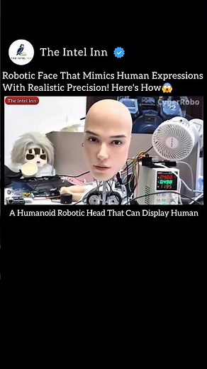 Robotic Face That Mimics Human Expressions With Realistic Precision! 😱 #Robotics #TechInnovation #AI