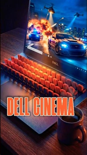 DELL Cinema – Turning a Laptop Keyboard into a Mini Movie Theater🔹