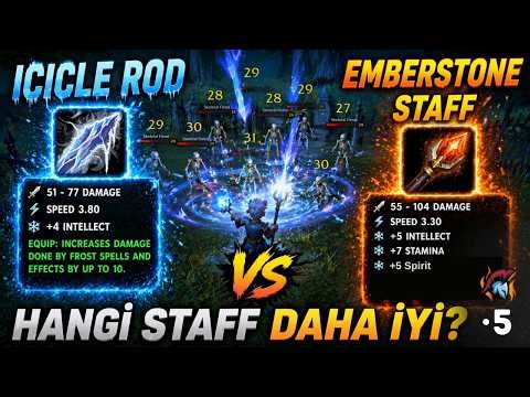 Sıfırdan Mage - Icicle Rod vs Emberstone Staff! Hangisi Daha İyi? - WoW TBC #5