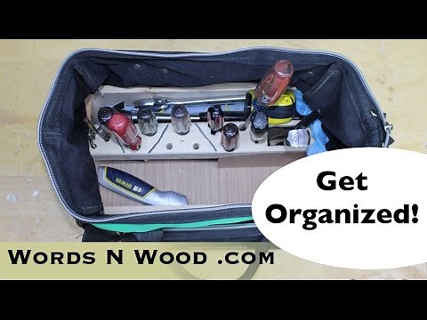 My Simple DIY Toolbag Organizer: Show’n’Tell time! (WnW #77)