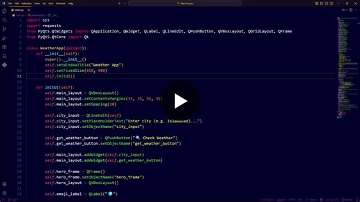 Python Smart Weather App with Advanced Features | Muhammad Faizan posted on the topic | LinkedIn