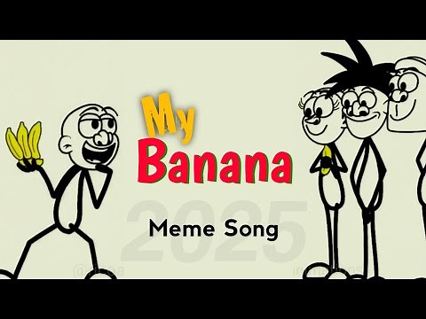 My Banana Song 2025 (Remix) | 4K Meme | Rico Animation x Music Zone | Best Funny Song | Banana 2025