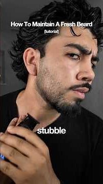 How to line up your beard