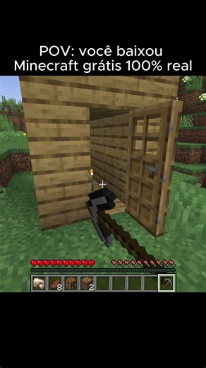 POV: You downloaded a 100% real free Minecraft.