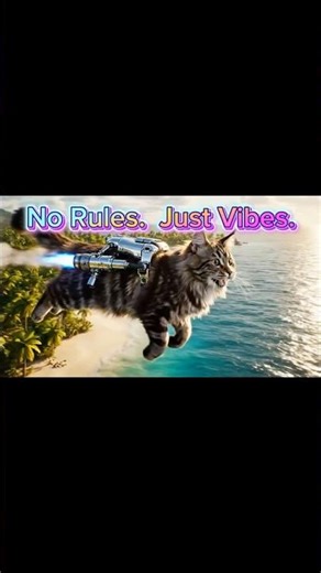 CAT WITH A JETPACK 🛩️🐈