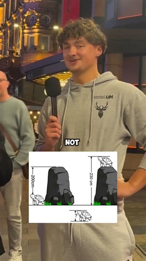 Homework Hookup on Instagram: "You’ve probably seen this viral math question going around from @tobyabbott.gram 🐢📏 He’s out asking people on the street: “Can you find the height of the turtle?” You know I had to jump in and solve it myself 🤓✏️ This one’s all about setting up a system of equations and thinking logically — not guessing. So… what’s your answer before I show mine? 👀 #ViralMathProblem #MathChallenge #MathTikTok #MathReel #TurtleMath #SystemOfEquations #MathHelp #HomeworkHookup #T