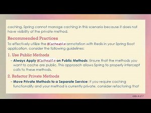 Understanding @ Cacheable in Spring Boot with Redis Cache: The Do’s and Don’ts
