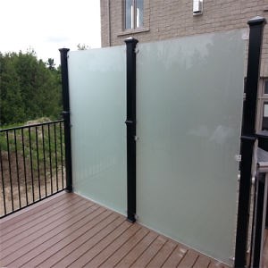 [Hot Item] Factory Manufacture Glass Parapet /Balcony Parapet / Screen Parapet /Aluminum Parapet, Security Parapet