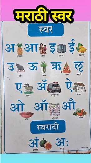 मराठी स्वर अक्षरे l marathi swar l पहा आणि लिहा l स्वरादी l marathi mulakshare l #viral #shorts