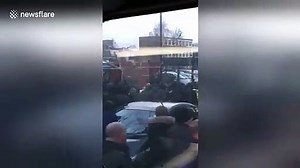 Millwall, Everton fans clash in 'shocking' football violence