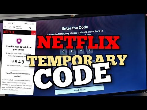 How to Get Netflix Temporary Code | Netflix Household Temporary Code