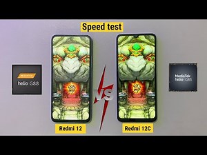 Xiaomi Redmi 12 VS Xiaomi Redmi 12C Performance Test & Comparison