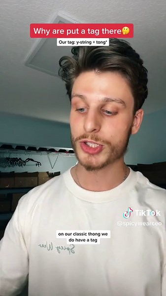 Our Y-String 🌶️ vs. Others… The tag was something that was important when we were designing the Y-String. It took over 6 months to finalize it and we wanted to make the most comfortable string style. We wanted minimal lines, minimal tag, but maximum comfort, so we made the gusset wider (4in wide) to prevent slips, put a screen printed tag on the front, and a Y-shape fabric design to cover “back door” - while still maintaining the minimal lines all around. Let me know what you think and if you h