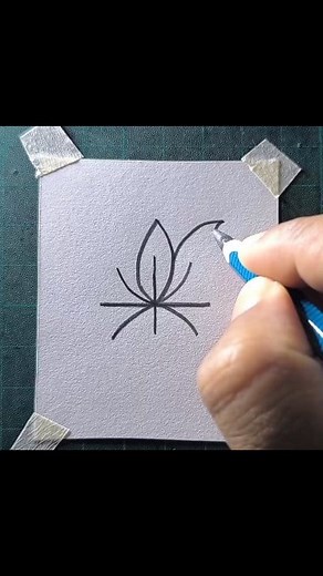 28K views · 215 reactions | How to draw a lotus | All About Art | Facebook
