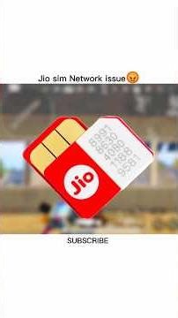 JIO sim Network issue😡#shorts @fetwalplayz123